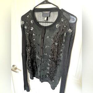 Roberto Cavalli embroiled cardigan